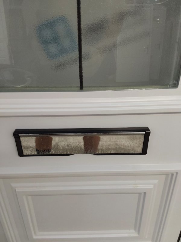 Used White Upvc Front Door And Side Panel 1210mm x 2065mm (Reduce To 2040mm) DS033 - Image 7