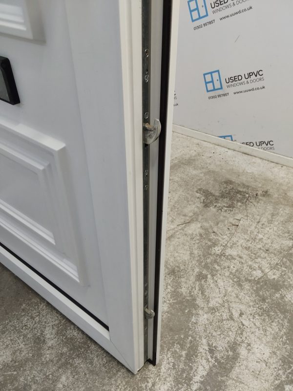 Used White Upvc Front Door And Side Panel 1210mm x 2065mm (Reduce To 2040mm) DS033 - Image 6