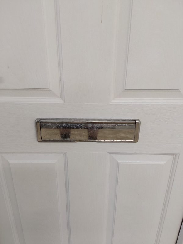 Used White Composite Front Door 860mm x 2010mm C7D029 - Image 11
