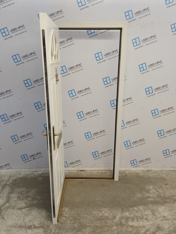 Used White Composite Front Door 860mm x 2010mm C7D029 - Image 3