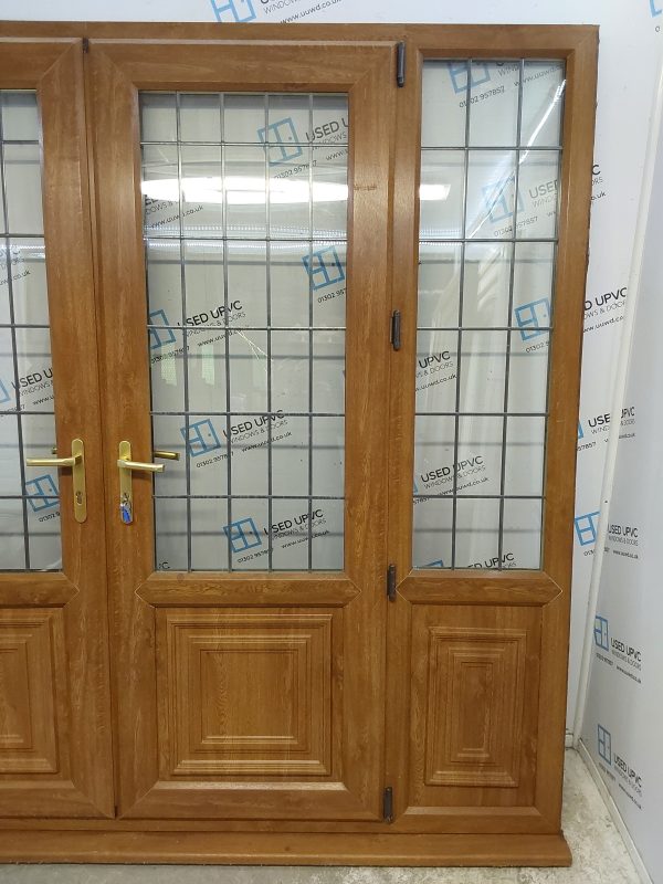 Used Oak Upvc French Doors And Side Panels 2425mm x 2110mm EA6 - Image 10