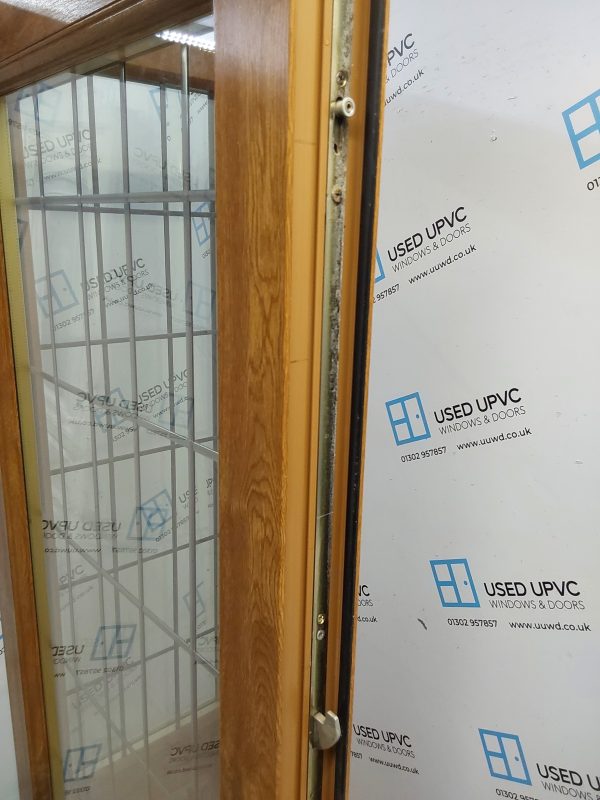 Used Oak Upvc French Doors And Side Panels 2425mm x 2110mm EA6 - Image 14