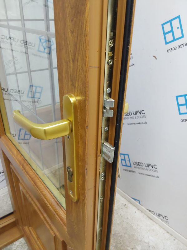Used Oak Upvc French Doors And Side Panels 2425mm x 2110mm EA6 - Image 15