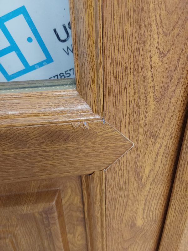 Used Oak Upvc French Doors And Side Panels 2425mm x 2110mm EA6 - Image 8