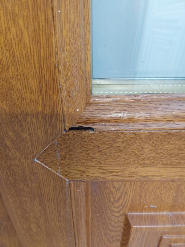 Used Oak Upvc French Doors And Side Panels 2425mm x 2110mm EA6 - Image 7