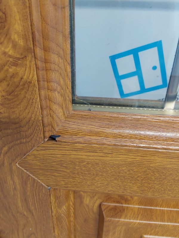 Used Oak Upvc French Doors And Side Panels 2425mm x 2110mm EA6 - Image 5