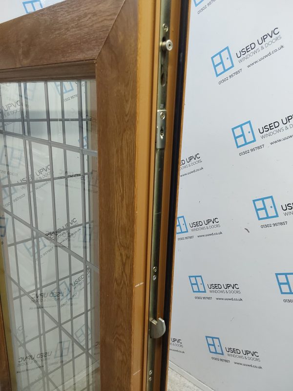 Used Oak Upvc French Doors And Side Panels 2430mm x 1770mm EA12 - Image 11
