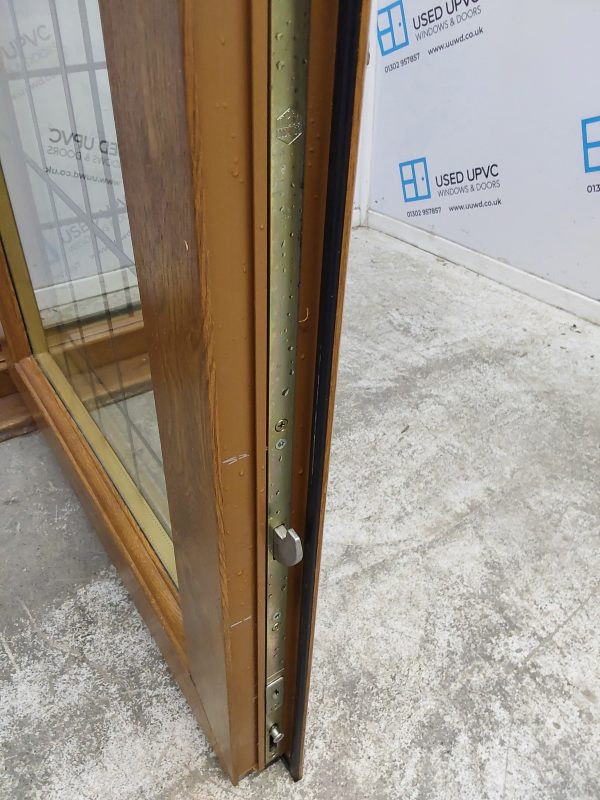 Used Oak Upvc French Doors And Side Panels 2430mm x 1770mm EA12 - Image 13
