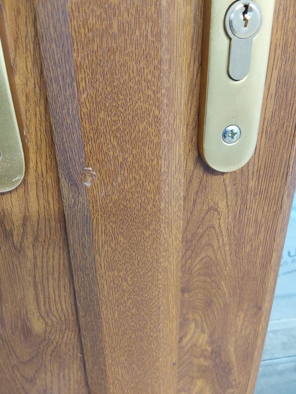 Used Oak Upvc French Doors And Side Panels 2430mm x 1770mm EA12 - Image 7