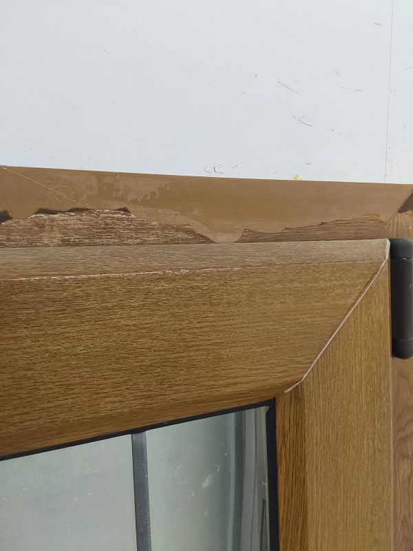 Used Oak Upvc French Doors 1195mm x 2095mm EA19 - Image 9