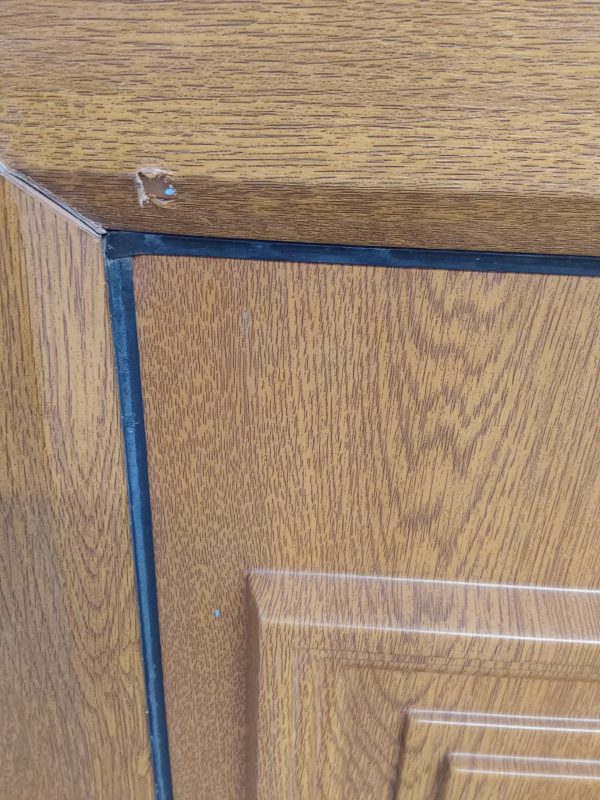 Used Oak Upvc French Doors 1195mm x 2095mm EA19 - Image 12