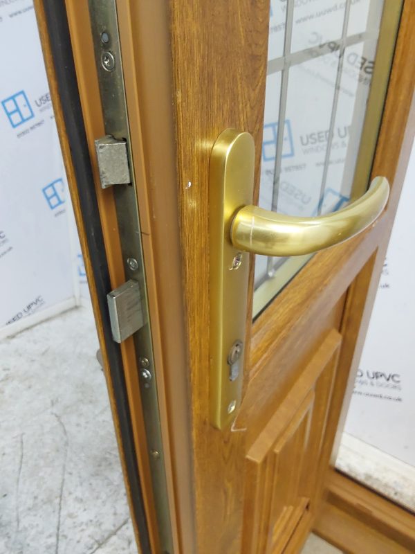 Used Oak Upvc French Doors 1195mm x 2095mm EA19 - Image 21