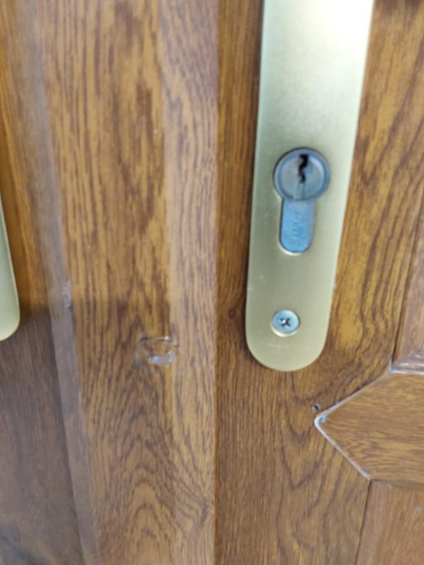 Used Oak Upvc French Doors 1195mm x 2095mm EA19 - Image 18
