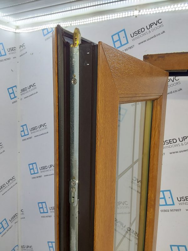 Used Oak Upvc French Doors 1200mm x 2070mm EA20 - Image 5
