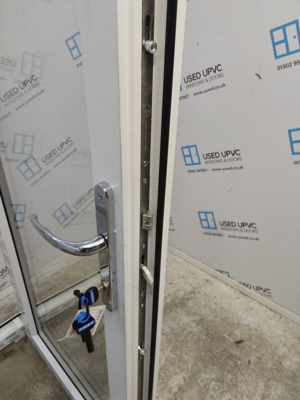 Brand New White Upvc French Doors 1500mm x 2060mm EA21 - Image 6