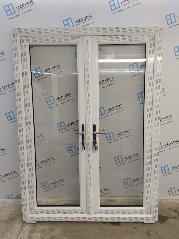 Brand New White Upvc French Doors 1500mm x 2060mm EA21 - Image 2