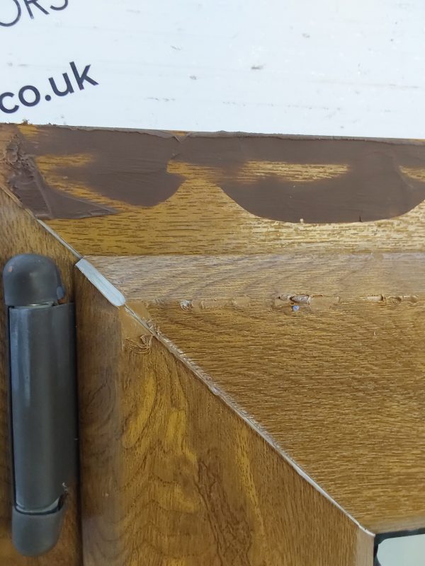 Used Oak Upvc French Doors 1200mm x 1940mm EA22 - Image 10