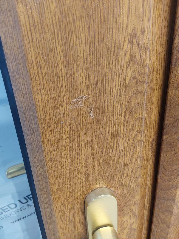 Used Oak Upvc French Doors 1200mm x 1940mm EA22 - Image 9