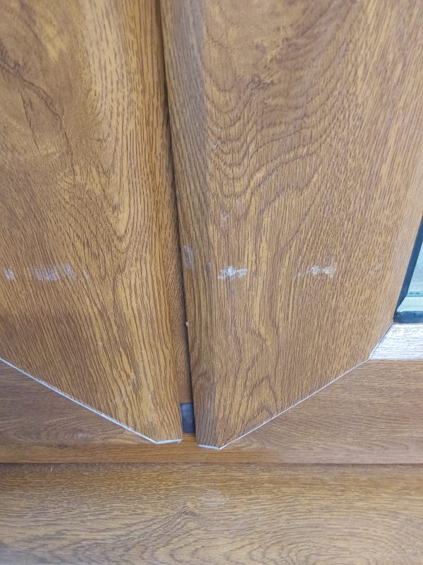 Used Oak Upvc French Doors 1200mm x 1940mm EA22 - Image 8