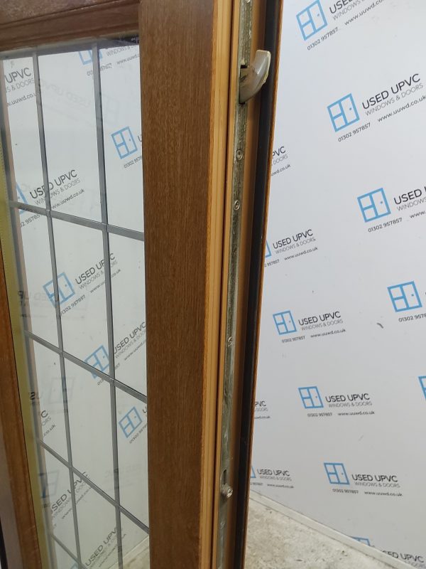 Used Oak Upvc French Doors 1200mm x 1940mm EA22 - Image 11