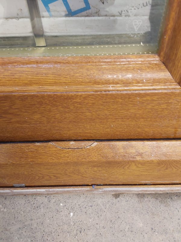 Used Oak Upvc French Doors 1200mm x 1940mm EA22 - Image 6