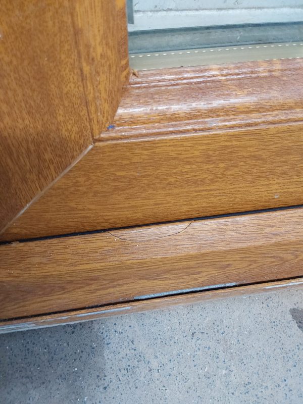 Used Oak Upvc French Doors 1200mm x 1940mm EA22 - Image 5