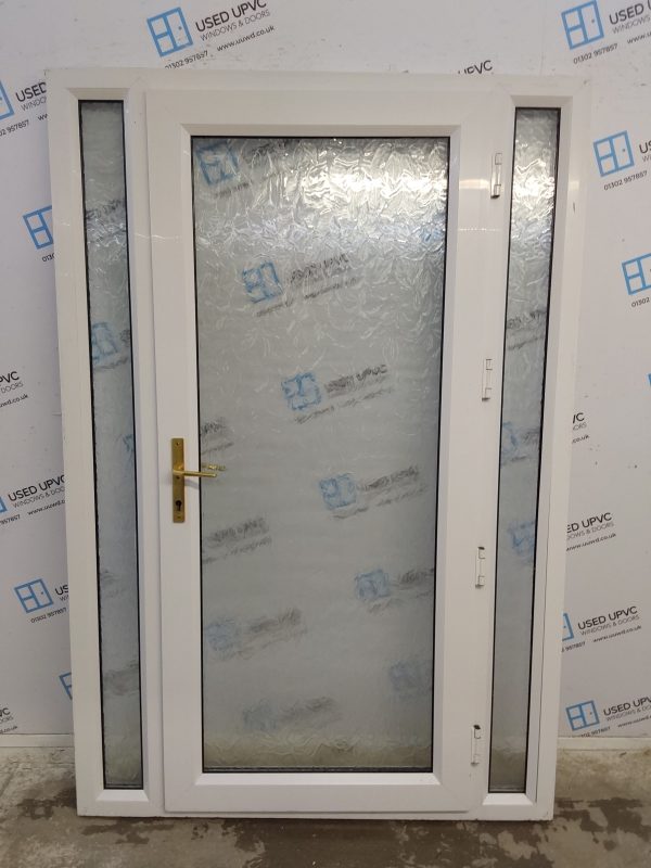 Used White Upvc Back Door And Side Panels 1365mm x 2020mm DS029 - Image 2