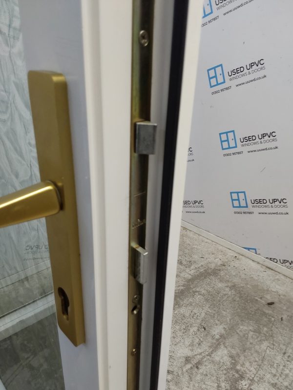 Used White Upvc Back Door And Side Panels 1365mm x 2020mm DS029 - Image 7