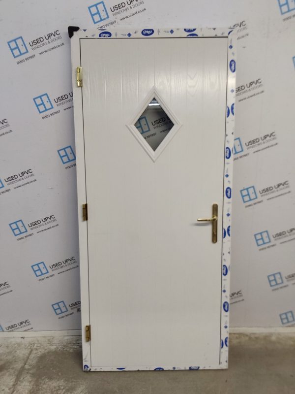 Brand New Dark Blue Composite Back Door 910mm x 2030mm C1ND12 - Image 2