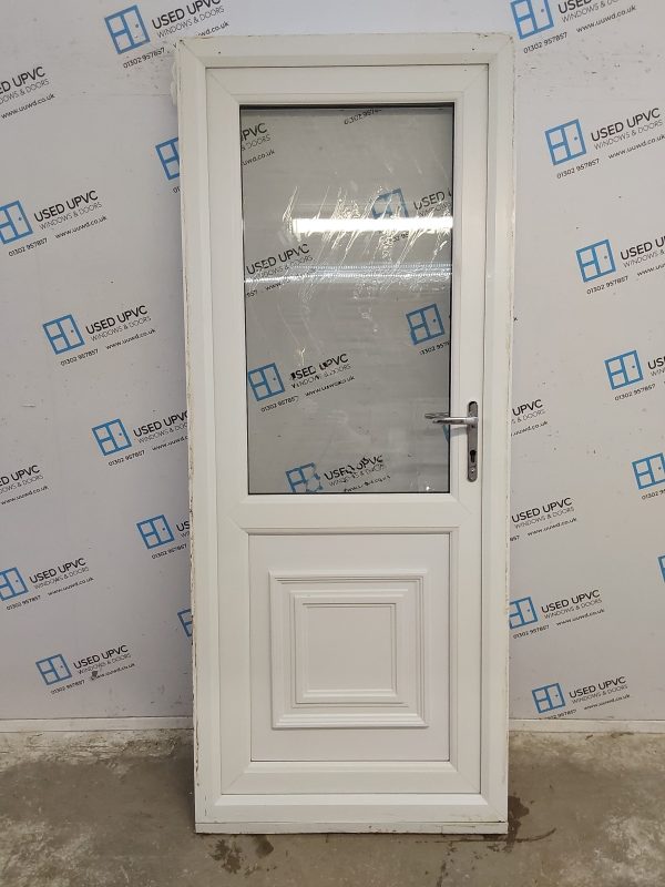 Used White Upvc Back Door (Outwards Opening) 860mm x 2105mm 0612 - Image 6