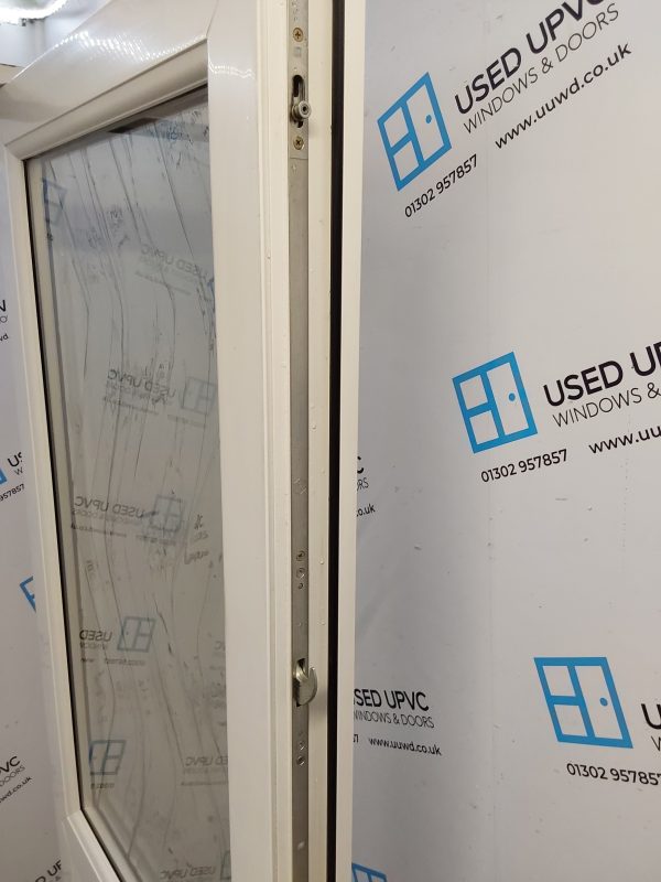 Used White Upvc Back Door (Outwards Opening) 860mm x 2105mm 0612 - Image 3