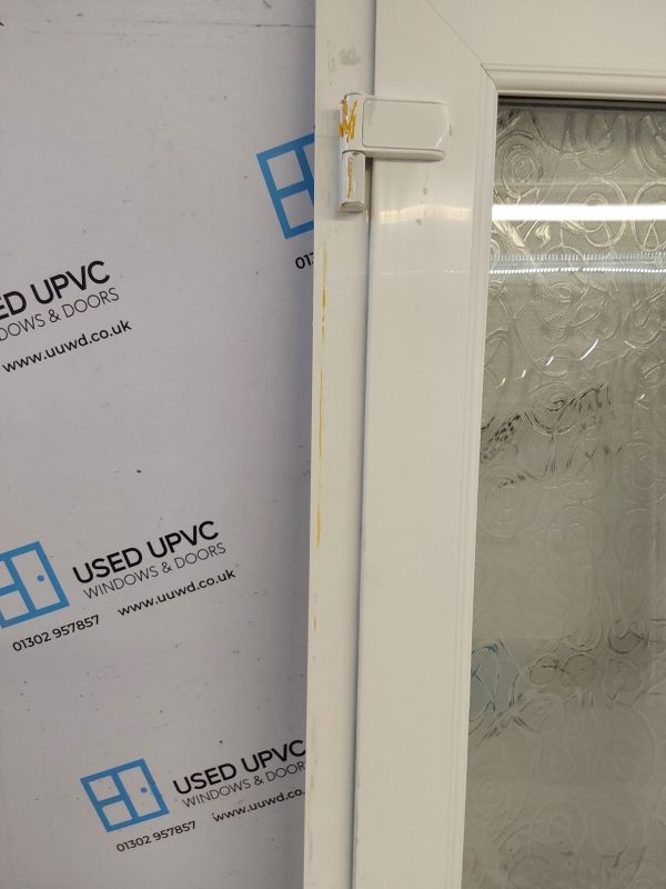 Used White Upvc Back Door 920mm x 2065mm 0462 - Image 7