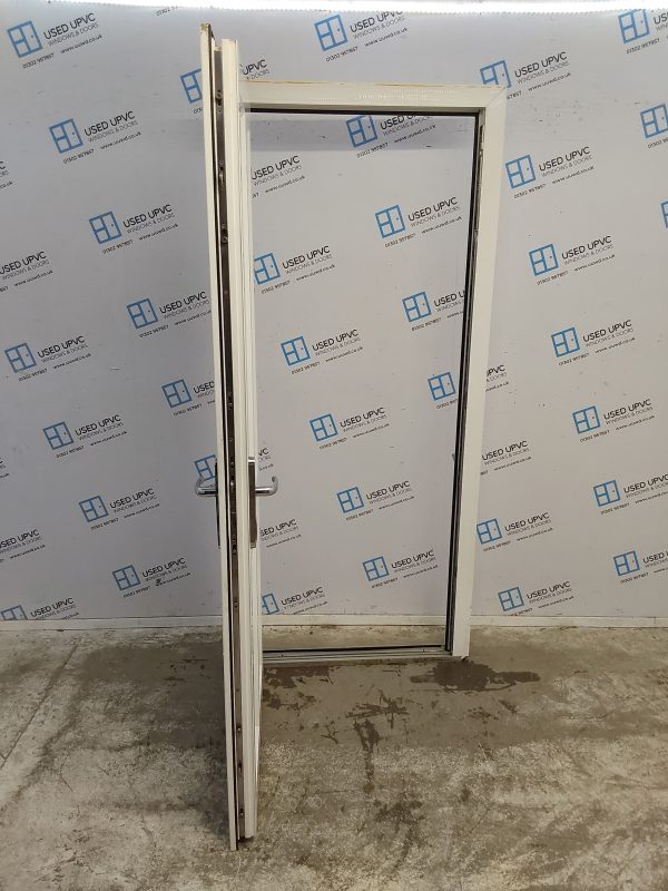 Used White Upvc Back Door 920mm x 2065mm 0462 - Image 3