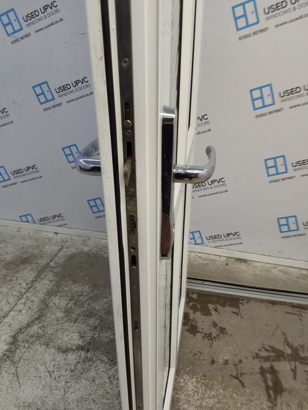 Used White Upvc Back Door 920mm x 2065mm 0462 - Image 5