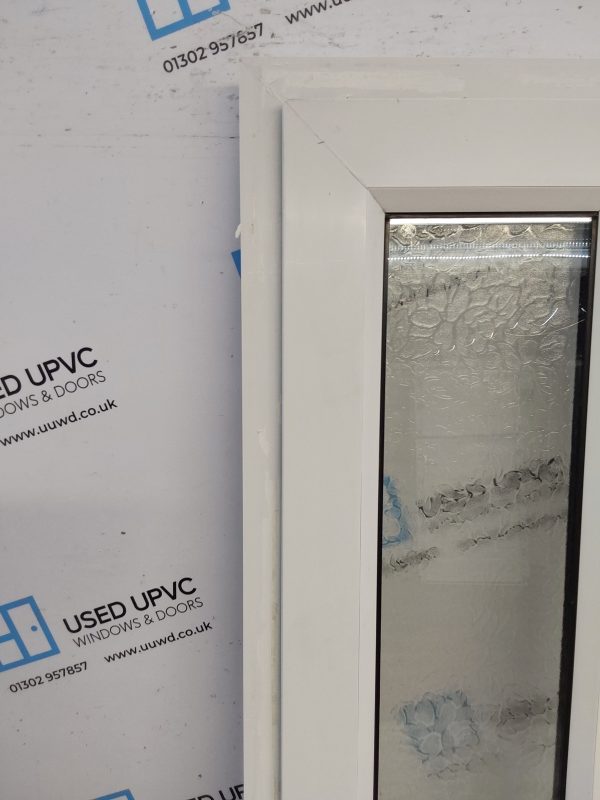 Used White Upvc Back Door 840mm x 2030mm (Reduce To 820mm) 0434 - Image 8