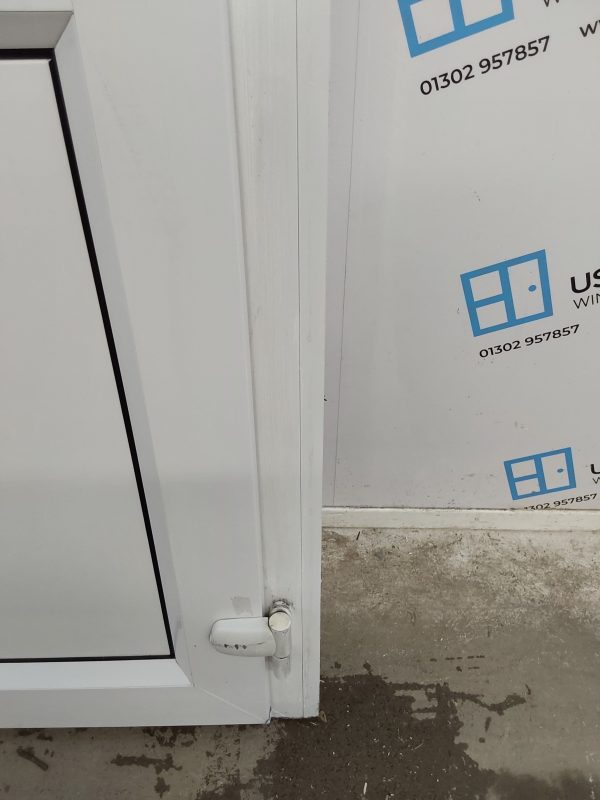 Used White Upvc Back Door 840mm x 2030mm (Reduce To 820mm) 0434 - Image 12