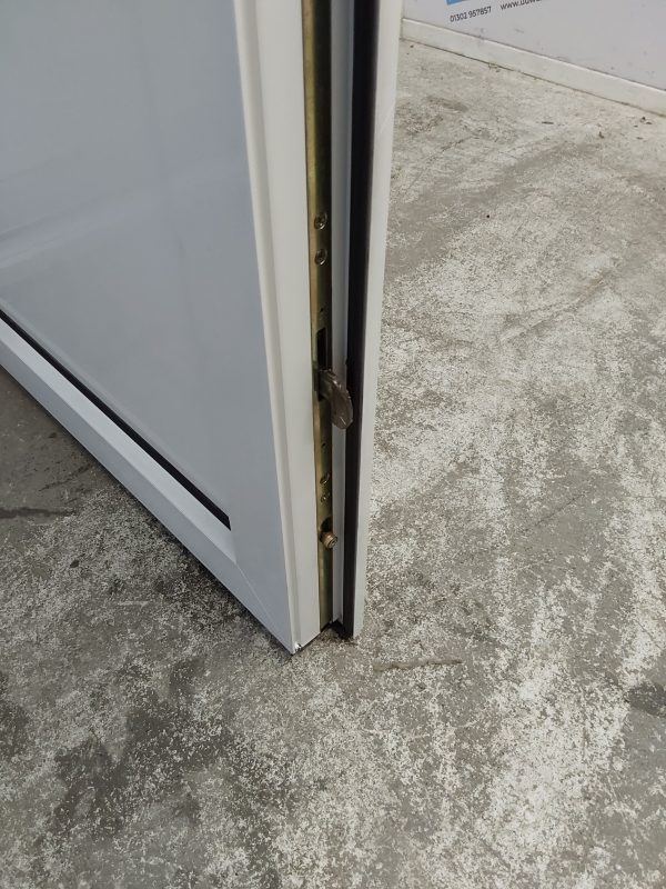 Used White Upvc Back Door 840mm x 2030mm (Reduce To 820mm) 0434 - Image 6