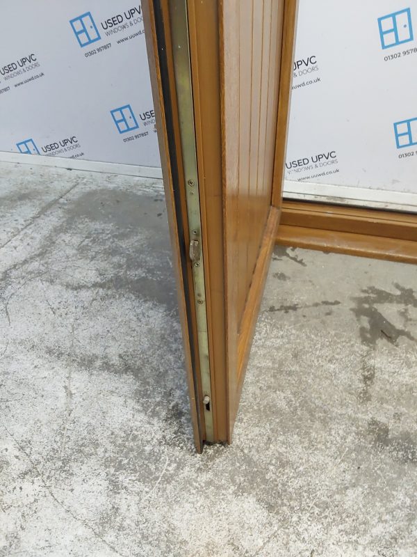Used Oak Upvc Back Door (Outwards Opening) 925mm x 2100mm 0261 - Image 5