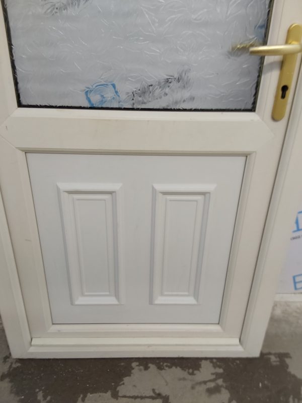 Used Cream Upvc Back Door 920mm x 2120mm 0247 - Image 8