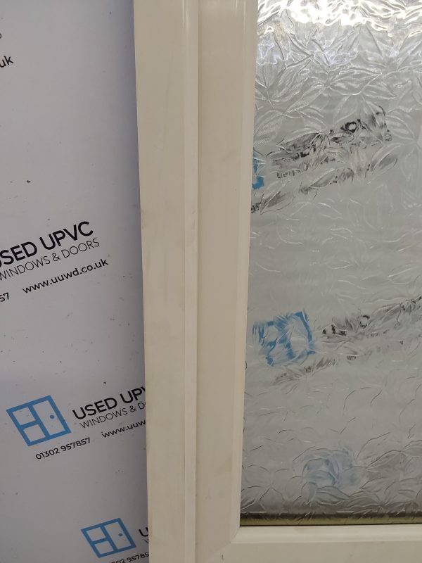 Used Cream Upvc Back Door 920mm x 2120mm 0247 - Image 10