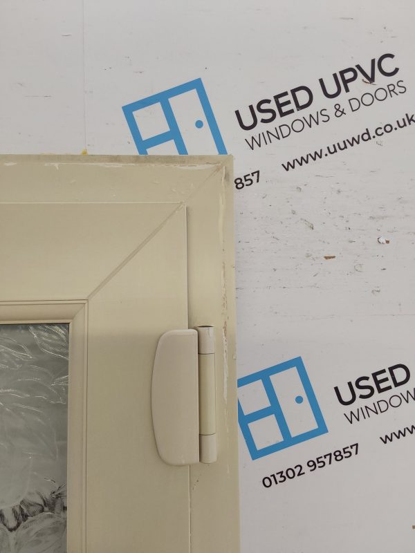 Used Cream Upvc Back Door 920mm x 2120mm 0247 - Image 14