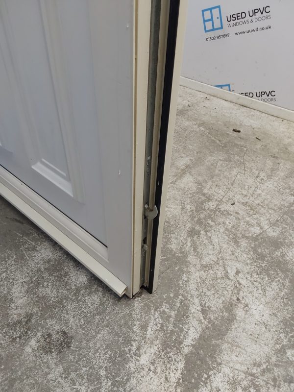 Used Cream Upvc Back Door 920mm x 2120mm 0247 - Image 6