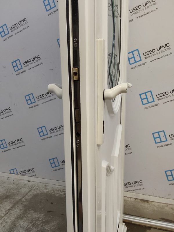Used White Upvc Back Door 905mm x 2010mm 0172 - Image 5