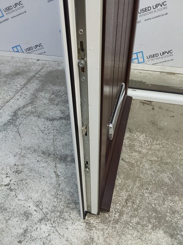 Used Rosewood Upvc Stable Door 910mm x 2065mm (Reduce To 880mm x 2050mm) C7D004 - Image 8