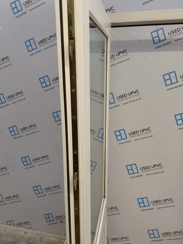 Used White Upvc Back Door 840mm x 2040mm C7D015 - Image 4