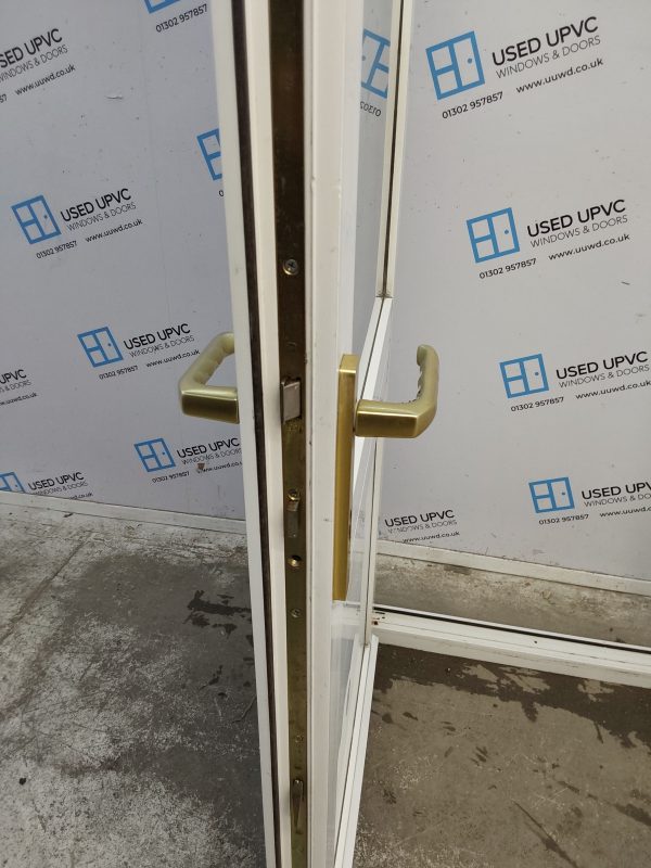 Used White Upvc Back Door 840mm x 2040mm C7D015 - Image 5
