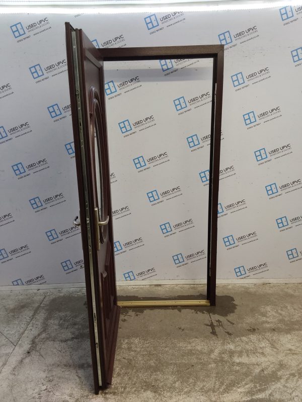 Used Rosewood Upvc Back Door 920mm x 2020mm C7D030 - Image 3