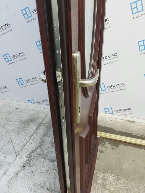 Used Rosewood Upvc Back Door 920mm x 2020mm C7D030 - Image 5