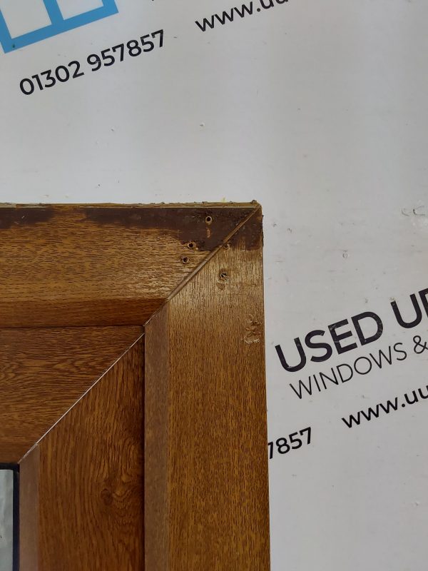 Used Oak Upvc Back Door 900mm x 2100mm C7D038 - Image 7
