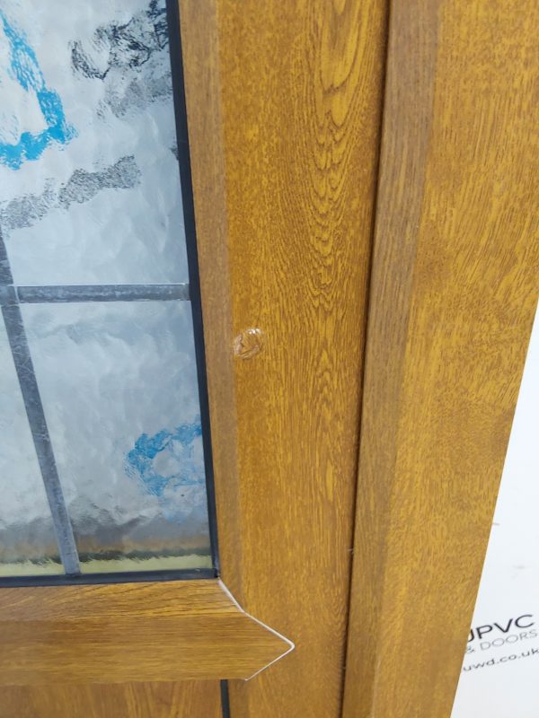 Used Oak Upvc Back Door 900mm x 2100mm C7D038 - Image 9
